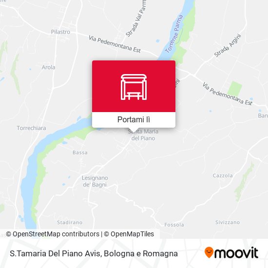 Mappa S.Tamaria Del Piano Avis
