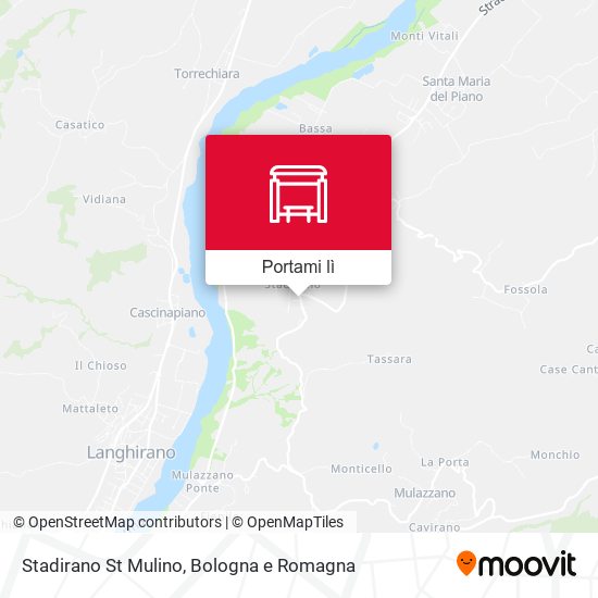 Mappa Stadirano St Mulino