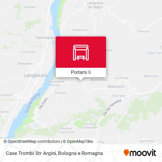Mappa Case Trombi Str Argini