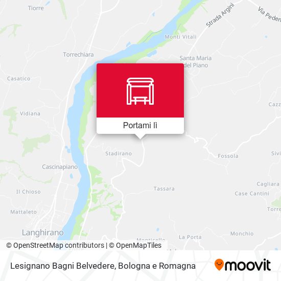 Mappa Lesignano Bagni Belvedere