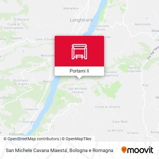 Mappa San Michele Cavana Maesta'