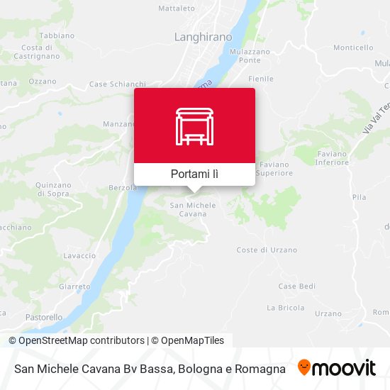 Mappa San Michele Cavana Bv Bassa