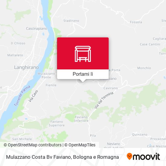 Mappa Mulazzano Costa Bv Faviano