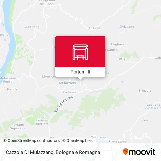 Mappa Cazzola Di Mulazzano