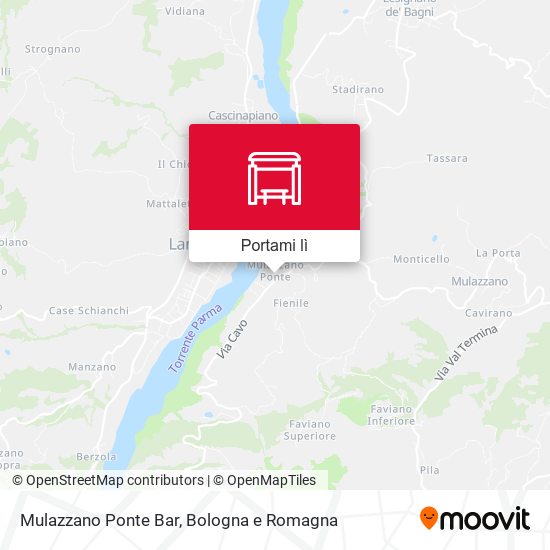 Mappa Mulazzano Ponte Bar