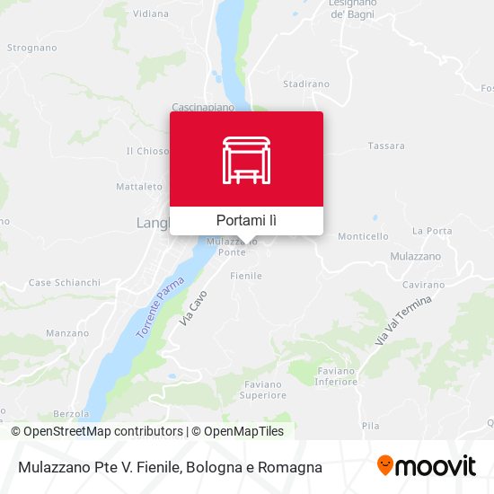 Mappa Mulazzano Pte V. Fienile