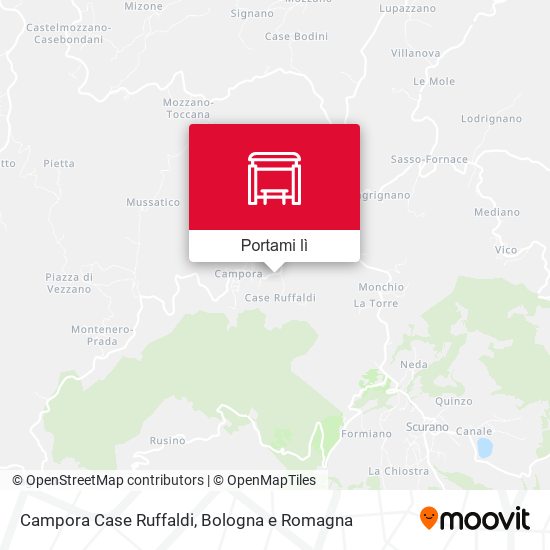 Mappa Campora Case Ruffaldi