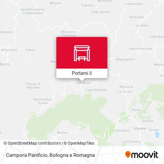 Mappa Campora Panificio