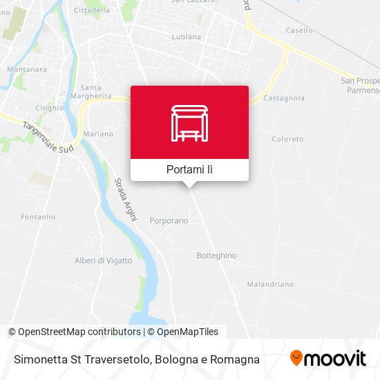 Mappa Simonetta St Traversetolo