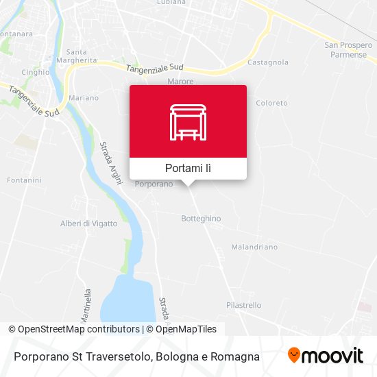 Mappa Porporano St Traversetolo