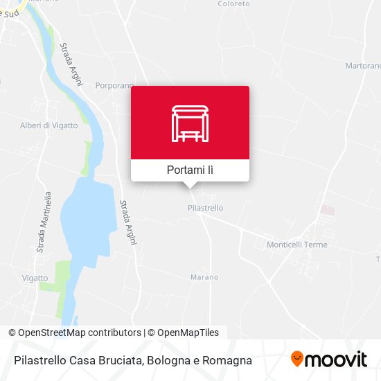 Mappa Pilastrello Casa Bruciata