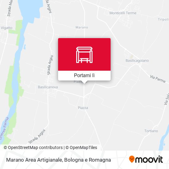 Mappa Marano Area Artigianale