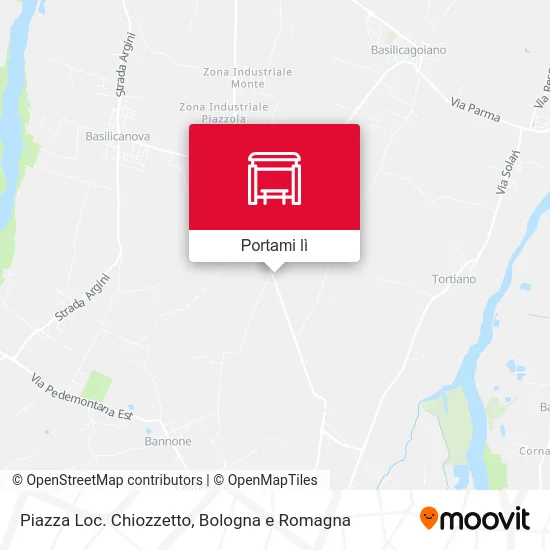 Mappa Piazza Loc. Chiozzetto