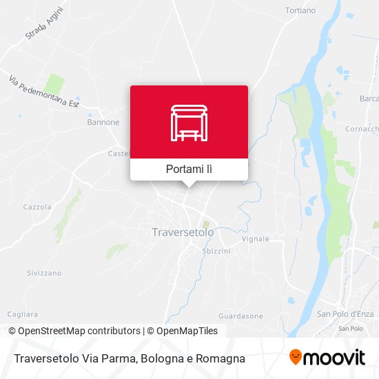 Mappa Traversetolo Via Parma
