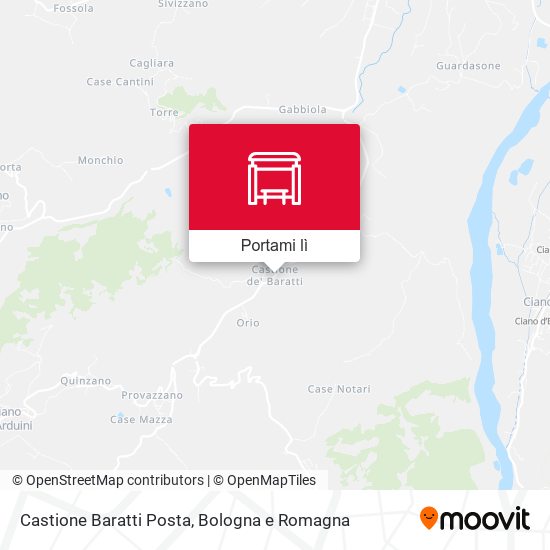 Mappa Castione Baratti Posta