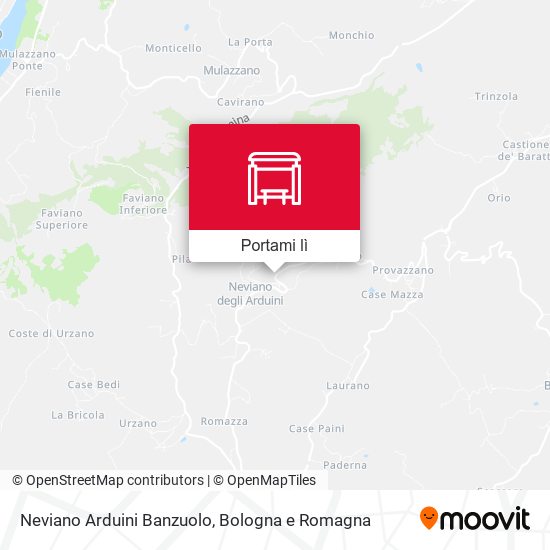 Mappa Neviano Arduini Banzuolo