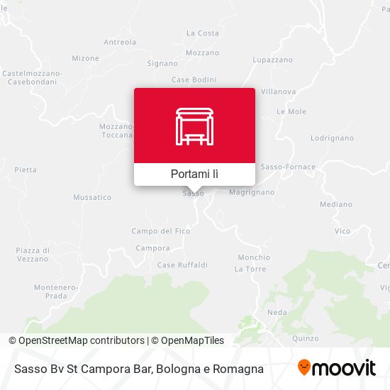 Mappa Sasso Bv St Campora Bar