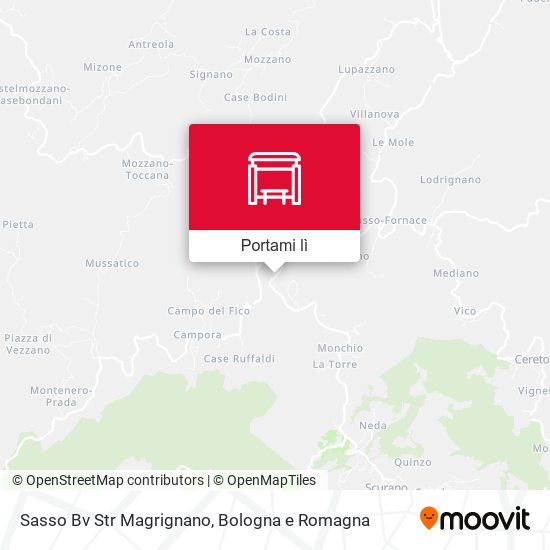 Mappa Sasso Bv Str Magrignano