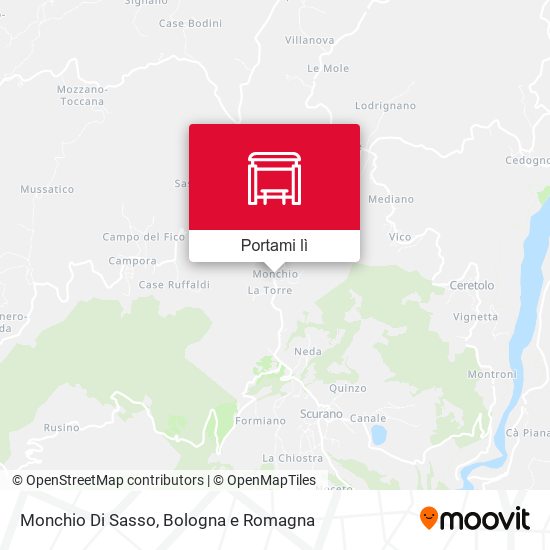 Mappa Monchio Di Sasso