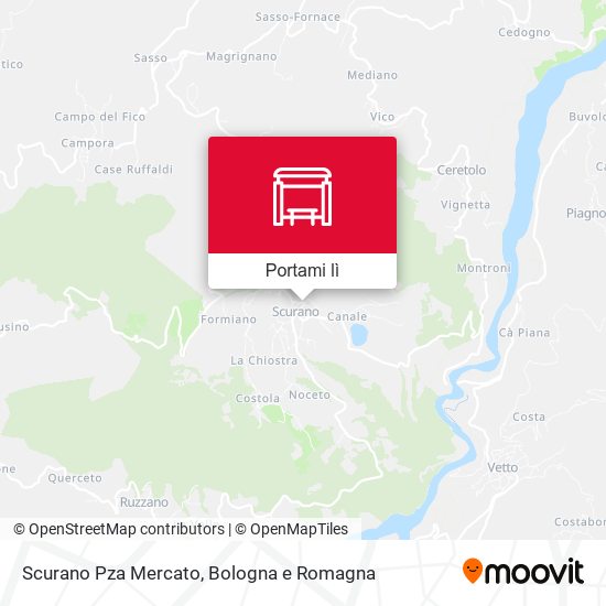 Mappa Scurano Pza Mercato