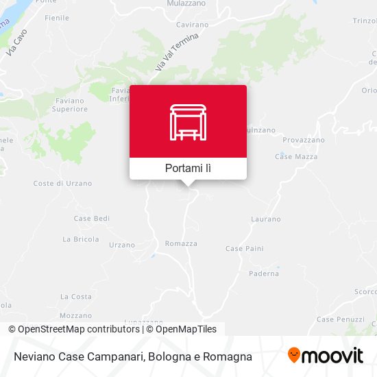 Mappa Neviano Case Campanari