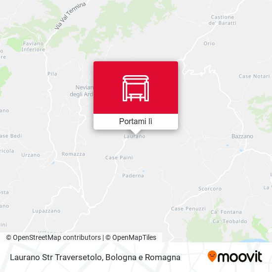 Mappa Laurano Str Traversetolo