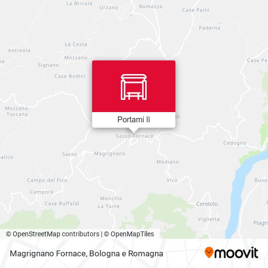 Mappa Magrignano Fornace