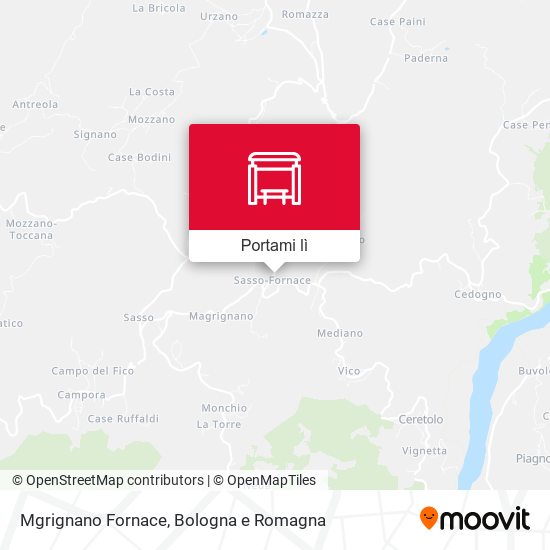 Mappa Mgrignano Fornace