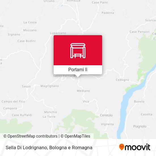 Mappa Sella Di Lodrignano