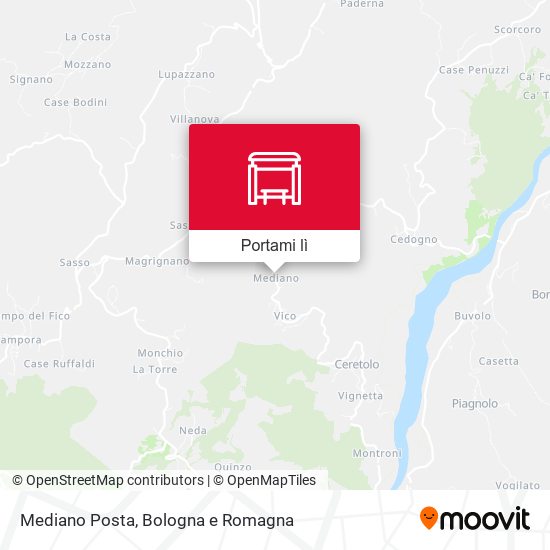 Mappa Mediano Posta