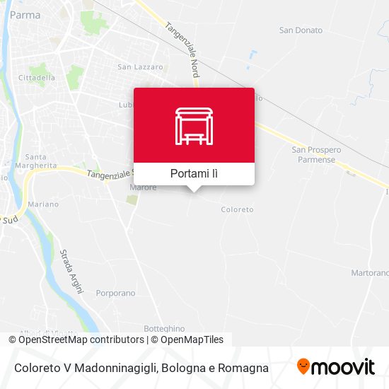 Mappa Coloreto V Madonninagigli