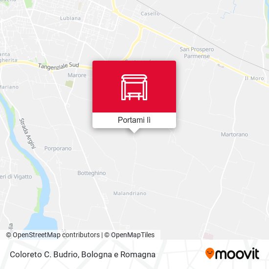 Mappa Coloreto C. Budrio