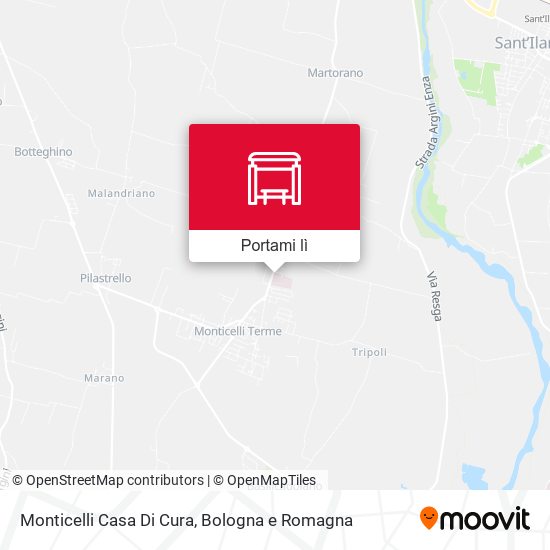 Mappa Monticelli Casa Di Cura