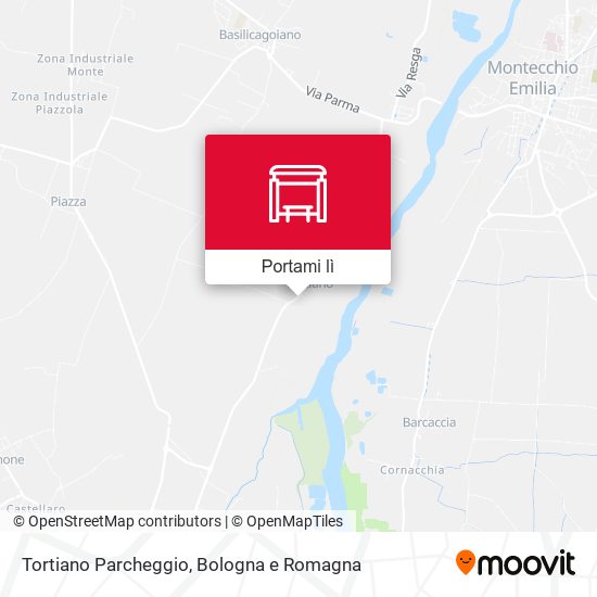 Mappa Tortiano Parcheggio
