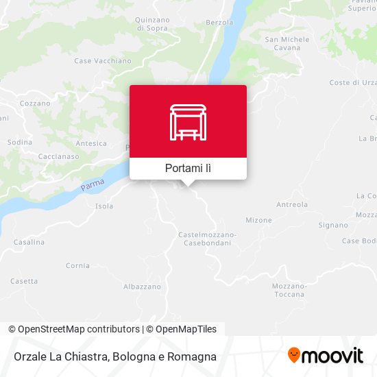 Mappa Orzale La Chiastra