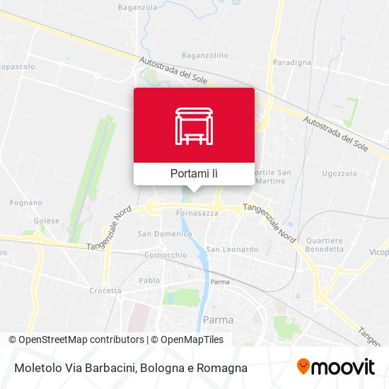 Mappa Moletolo Via Barbacini