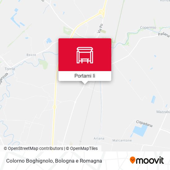 Mappa Colorno Boghignolo