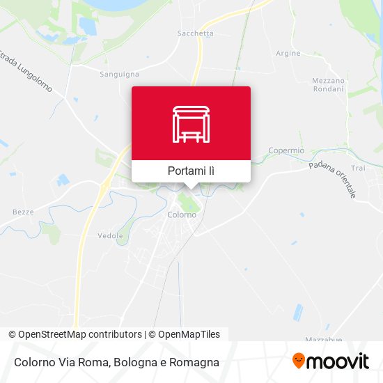 Mappa Colorno Via Roma