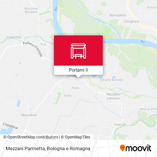 Mappa Mezzani Parmetta