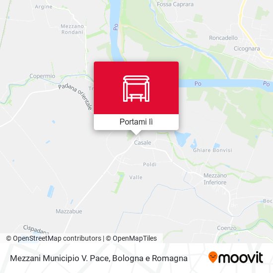 Mappa Mezzani Municipio V. Pace