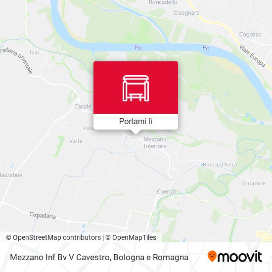 Mappa Mezzano Inf Bv V Cavestro