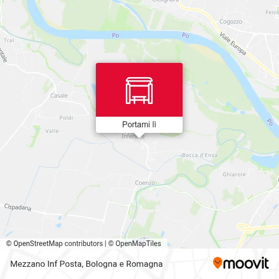 Mappa Mezzano Inf Posta