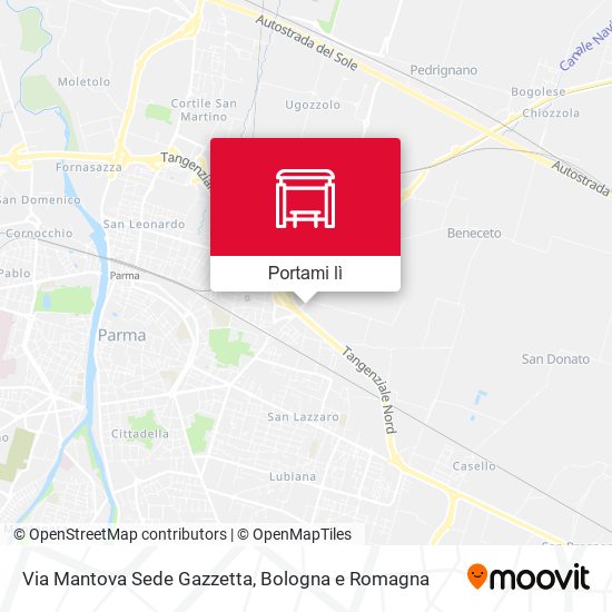 Mappa Via Mantova Sede Gazzetta