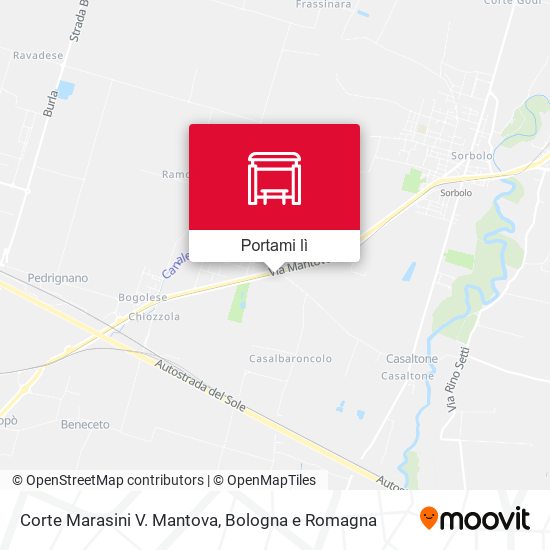 Mappa Corte Marasini V. Mantova