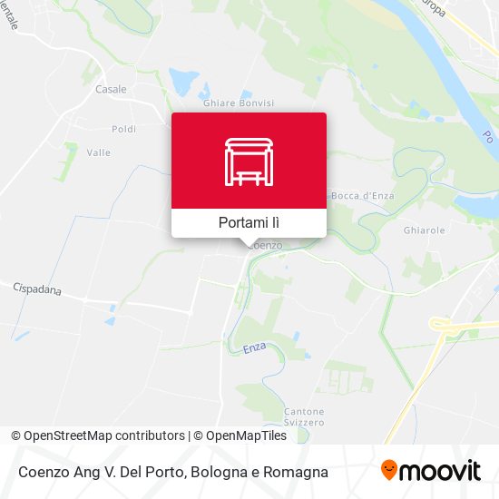 Mappa Coenzo Ang V. Del Porto