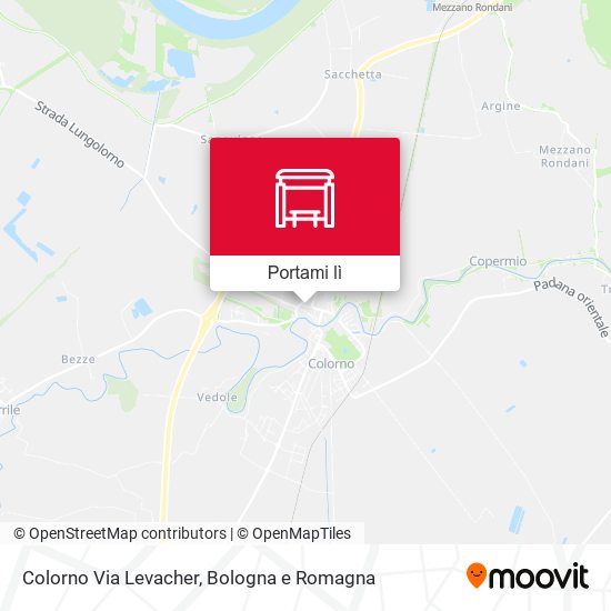 Mappa Colorno Via Levacher
