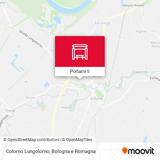 Mappa Colorno Lungolorno
