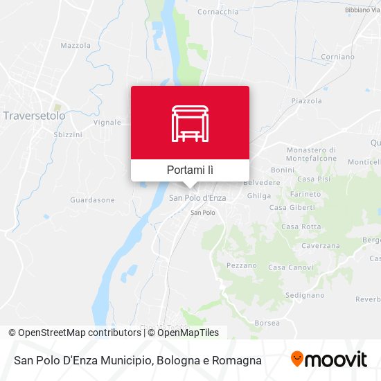 Mappa San Polo D'Enza Municipio