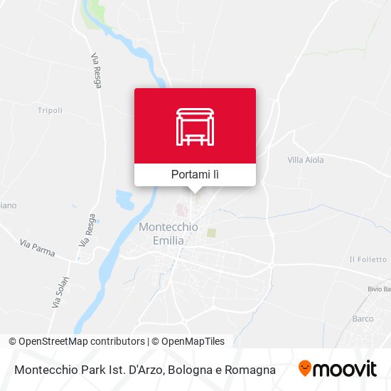 Mappa Montecchio Park Ist. D'Arzo