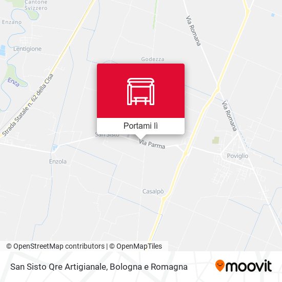Mappa San Sisto Qre Artigianale